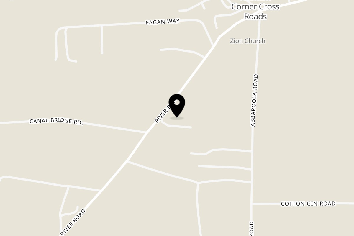 Map showing the location of Linda's Tienda mexicana on 3609 River Rd Unit 100 in Johns Island